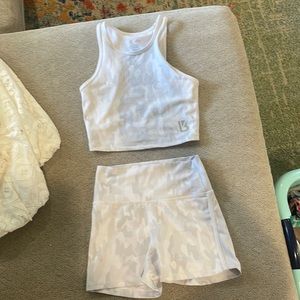 White camo buff bunny set